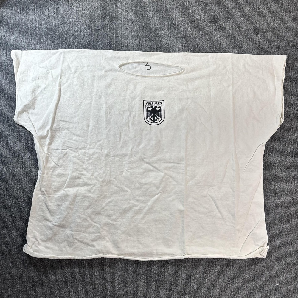 Vultures Shirt Mens 4XL White Sleeveless Graphic Tee Jersey Eagle Crest